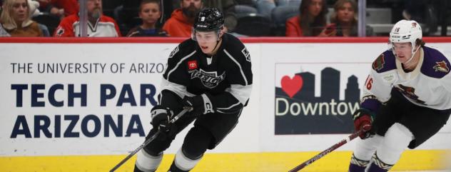 Ontario Reign battle the Tucson Roadrunners on game day