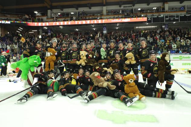 Vancouver Giants On Chevrolet Teddy Bear Toss Night