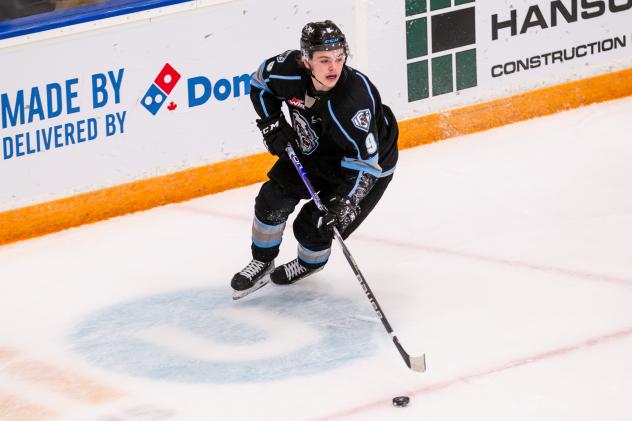 Winnipeg ICE forward Zach Benson