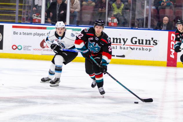 Kelowna Rockets forward Gabriel Szturc