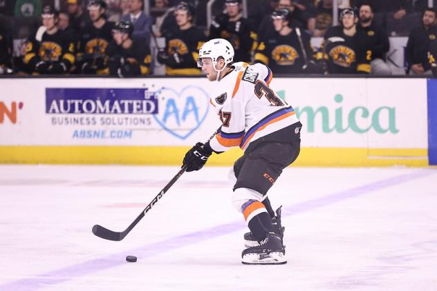 Lehigh Valley Phantoms' Adam Ginning in action