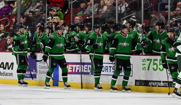 Texas Stars celebrate win