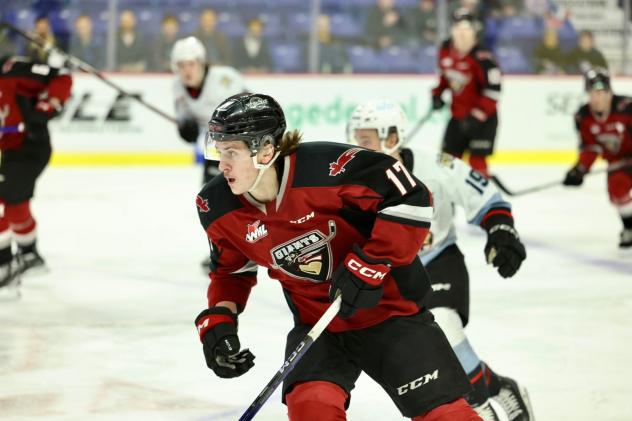 Vancouver Giants' Matthew Edwards in action