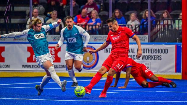 Kansas City Comets' Mirko Sandivari In Action
