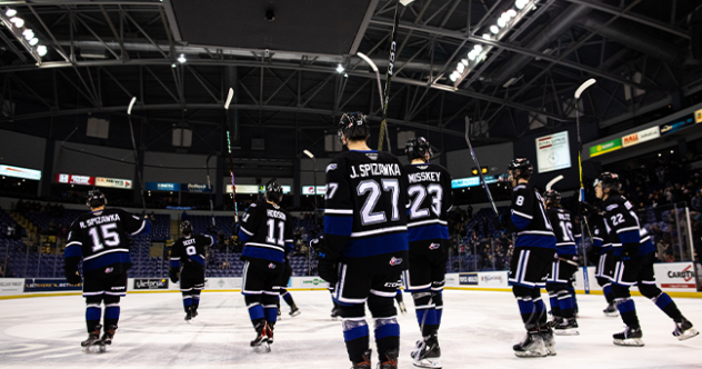 Victoria Royals celebrate win