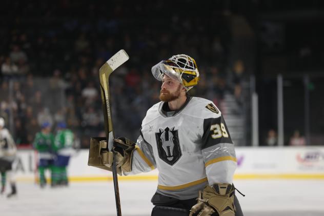 Henderson Silver Knights goaltender Laurent Brossoit