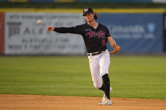 Tri-City ValleyCats second baseman Brantley Bell