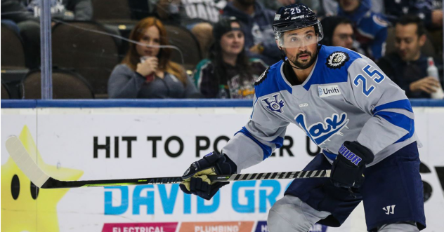 Forward Sam Sternschein with the Jacksonville Icemen