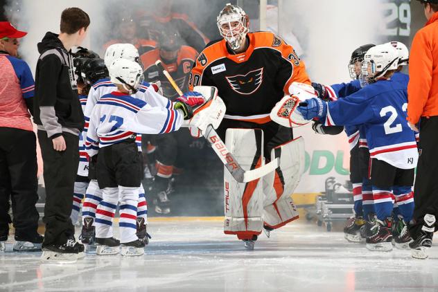 Lehigh Valley Phantoms goaltender Sam Ersson