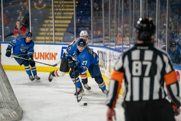 Springfield Thunderbirds' Keean Washkurak In Action