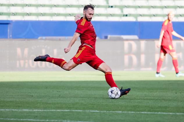 Defender Joe Farrell with Phoenix Rising FC