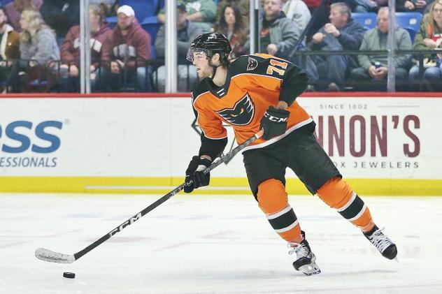 Lehigh Valley Phantoms' Tyson Foerster in action