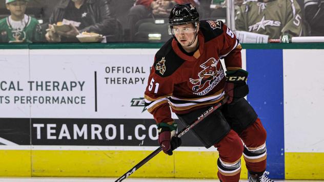 Tucson Roadrunners' Reece Vitelli In Action