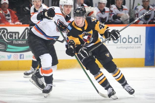 Wilkes-Barre/Scranton Penguins' Ty Glover in action
