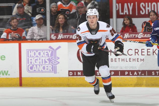 Lehigh Valley Phantoms forward Olle Lycksell