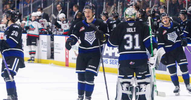 Victoria Royals celebrate win