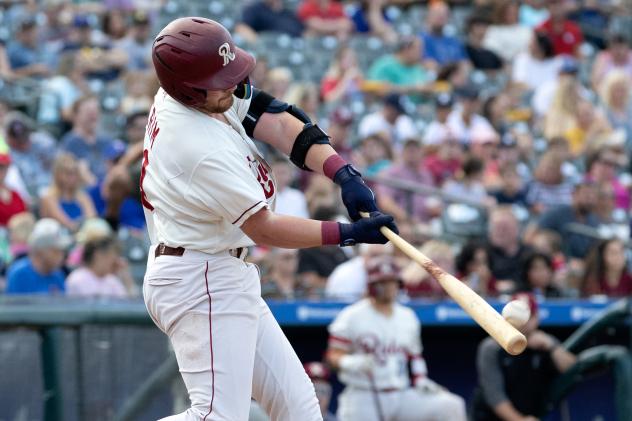 Frisco RoughRiders first baseman Blaine Crim