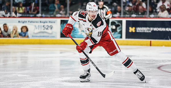 Grand Rapids Griffins left wing Jakub Vrana