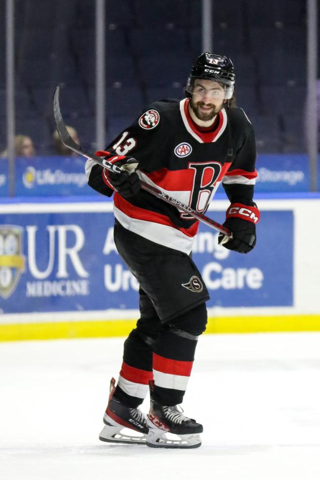 Belleville Senators' Egor Sokolov In Action