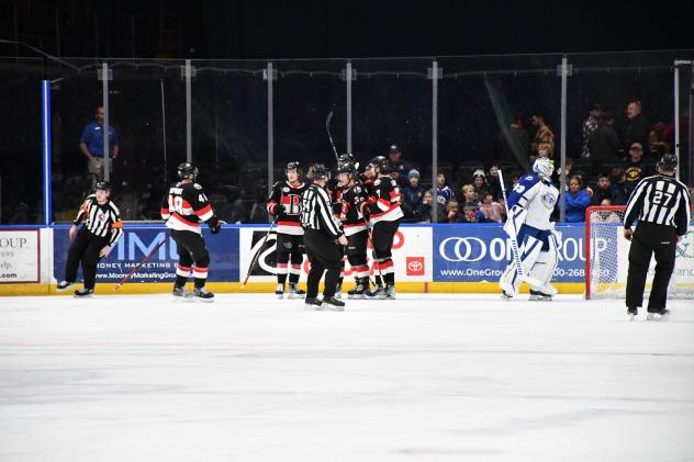 Belleville Senators celebrate win