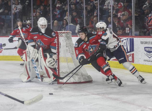 Kelowna Rockets' Marek Rocak in action