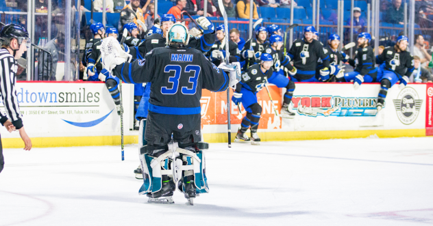 Wichita Thunder's Strauss Man On The Ice