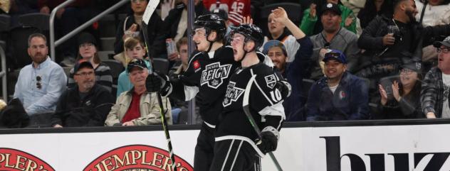 Ontario Reign's Tyler Madden Celebrates Win
