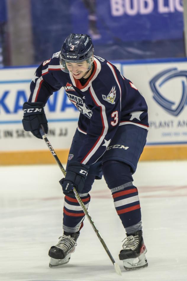 Defenceman Ben Feenan with the Tri-City Americans