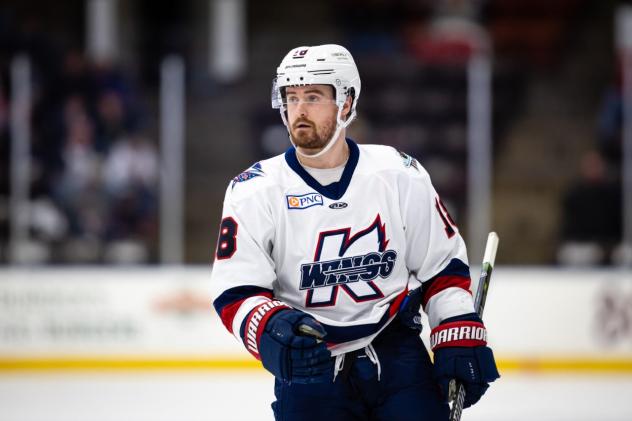 Forward Kyle Blaney with the Kalamazoo Wings