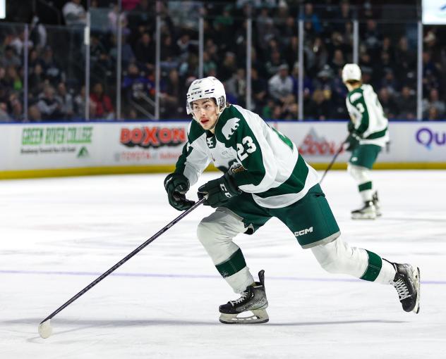 Forward Steel Quiring with the Everett Silvertips