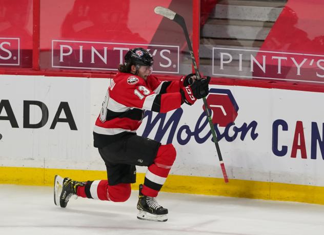 Belleville Senators forward Egor Sokolov