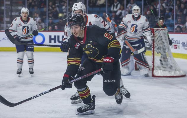 Vancouver Giants' Ty Halaburda on game night