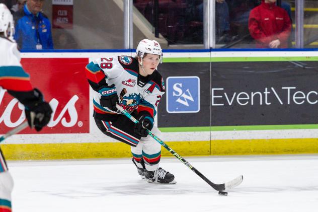Kelowna Rockets left wing Andrew Cristall