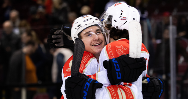 Victoria Royals celebrate win