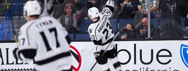 Ontario Reign's Lias Andersson On Game Night