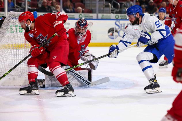 Wichita Thunder's Chris Mckay In Action