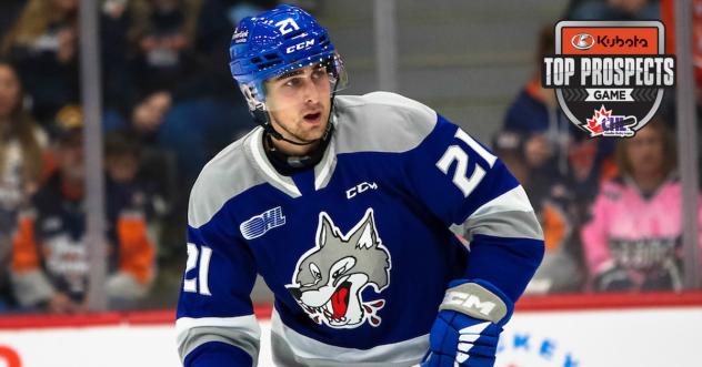 Sudbury Wolves forward Alex Pharand