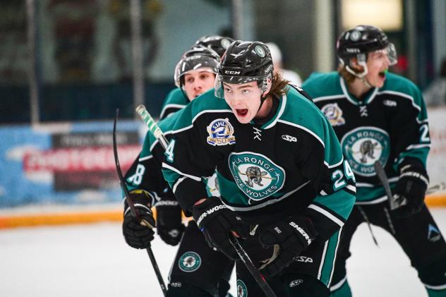 Forward Spencer Kennedy at at Portage College