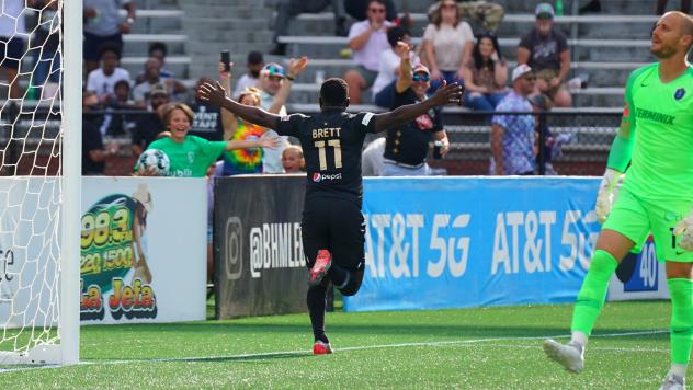 Birmingham Legion FC forward Neco Brett