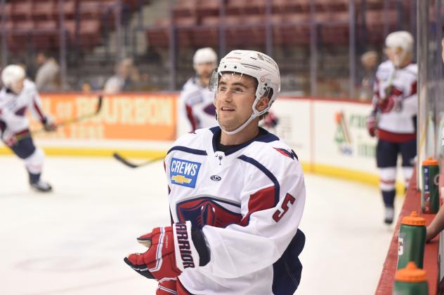 Forward Gavin Gould with the South Carolina Stingrays