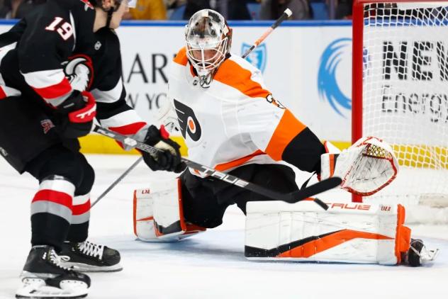 Lehigh Valley Phantoms goaltender Sam Ersson