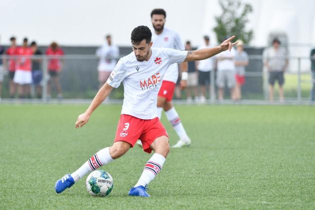 Halifax Wanderers defender Riley Ferrazzo