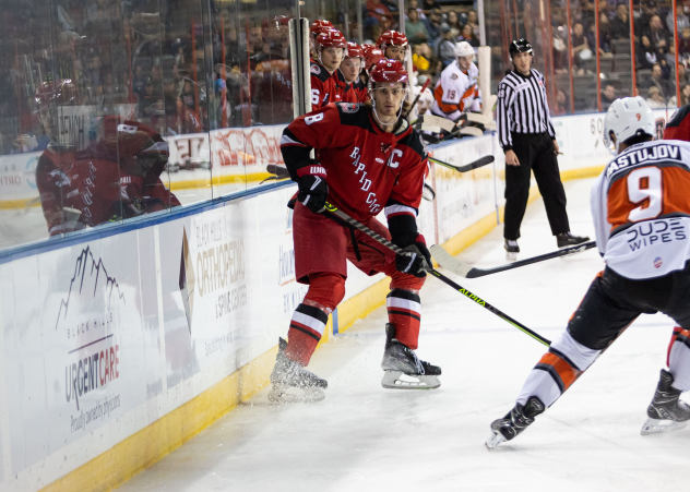 Rapid City Rush defenseman Kenton Helgesen