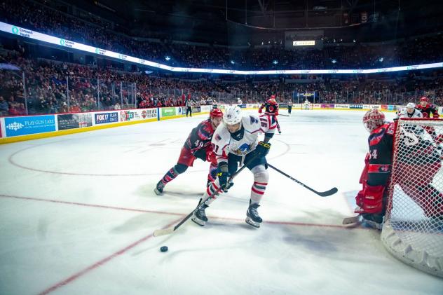 Springfield Thunderbirds battle the Grand Rapids Griffins