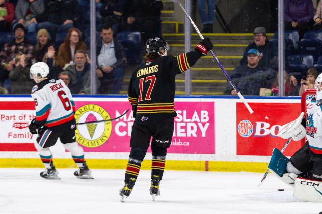 Vancouver Giants' Matthew Edwards on game night