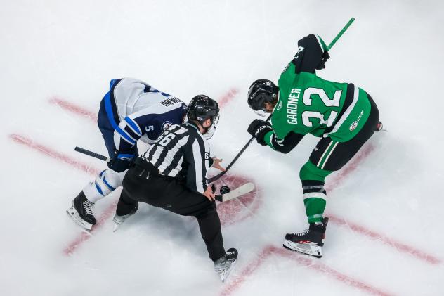 Texas Stars face off with the Manitoba Moose