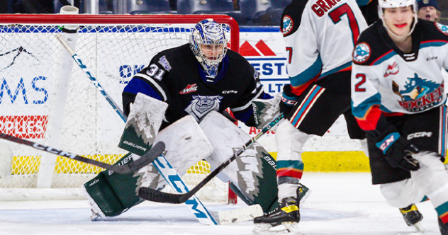 Victoria Royals' Braden Holt in action