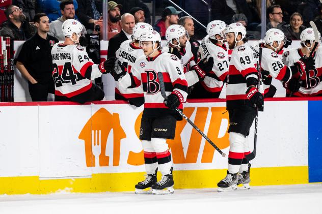 Belleville Senators celebrate win