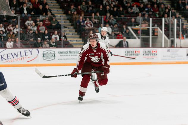 Peterborough Petes forward Owen Beck