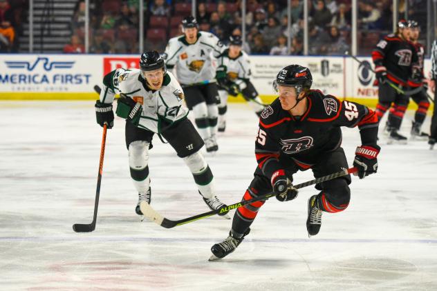 Rapid City RUSH's Colton Leiter in action